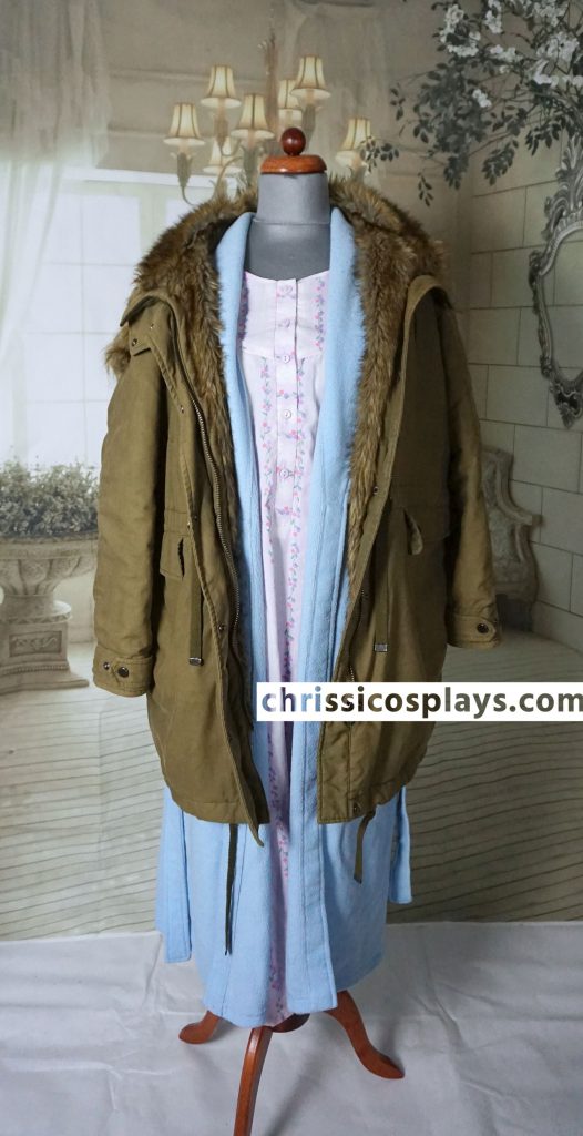 clara oswald's topshop faux fur trimmed parka from last christmas