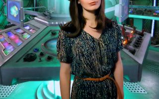 doctor who the ultimate guide clara oswald yumi technicolor dress